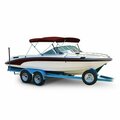 Eevelle Summerset Premium Bimini Top Kit w/ Hardware and Frame - Height 54in SS-543B66-BRG